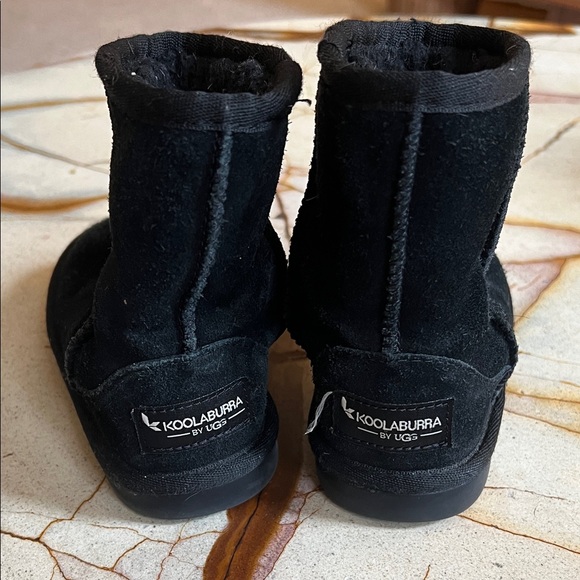 🖤 Koolaburra by UGG Black Suede Mid-Calf Boots – Toddler Size 7 🖤 - Picture 3 of 10